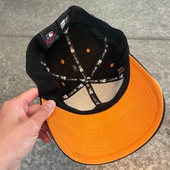 Vintage San Francisco Giants 2010 World Series Champions Hat Stretch Y2K New Era - Picture 9 of 13